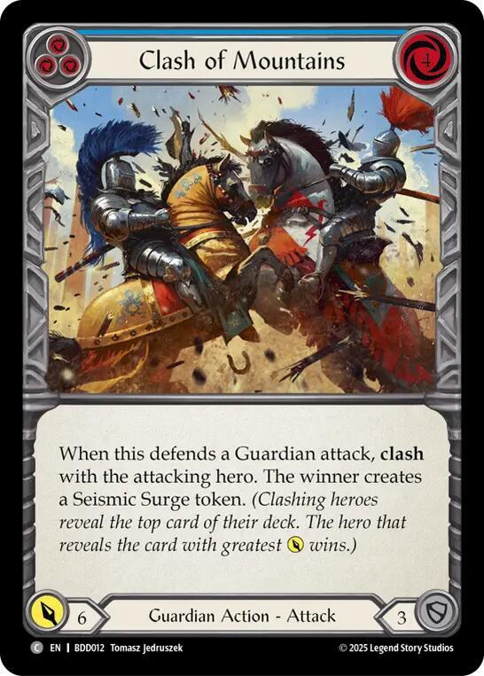 Clash of Mountains (Blue)