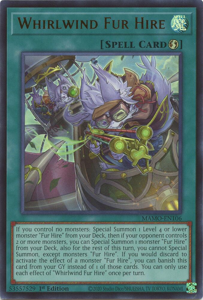 Whirlwind Fur Hire [Magnificent Monsters]