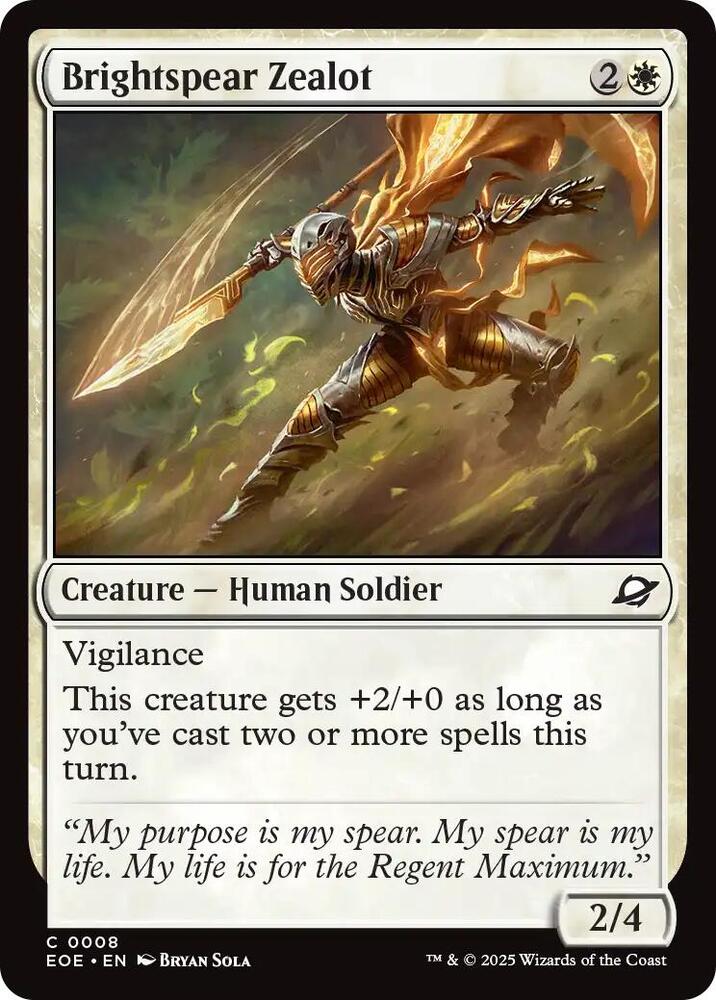 Brightspear Zealot