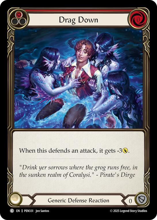 Drag Down (Red)