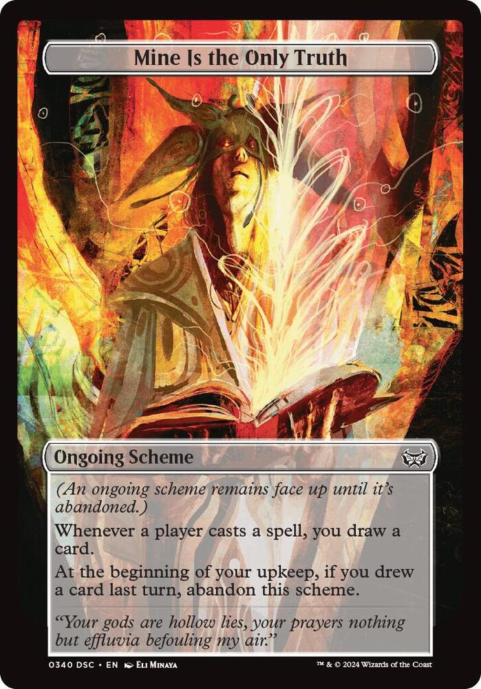 Mine Is The Only Truth (Full Art)
