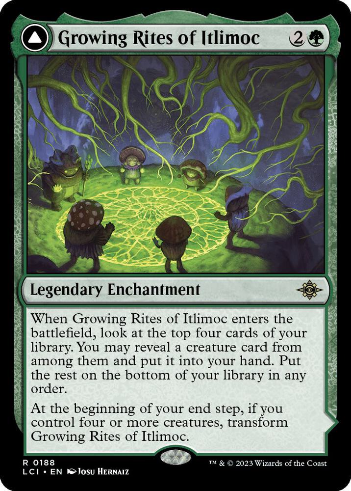 Growing Rites of Itlimoc