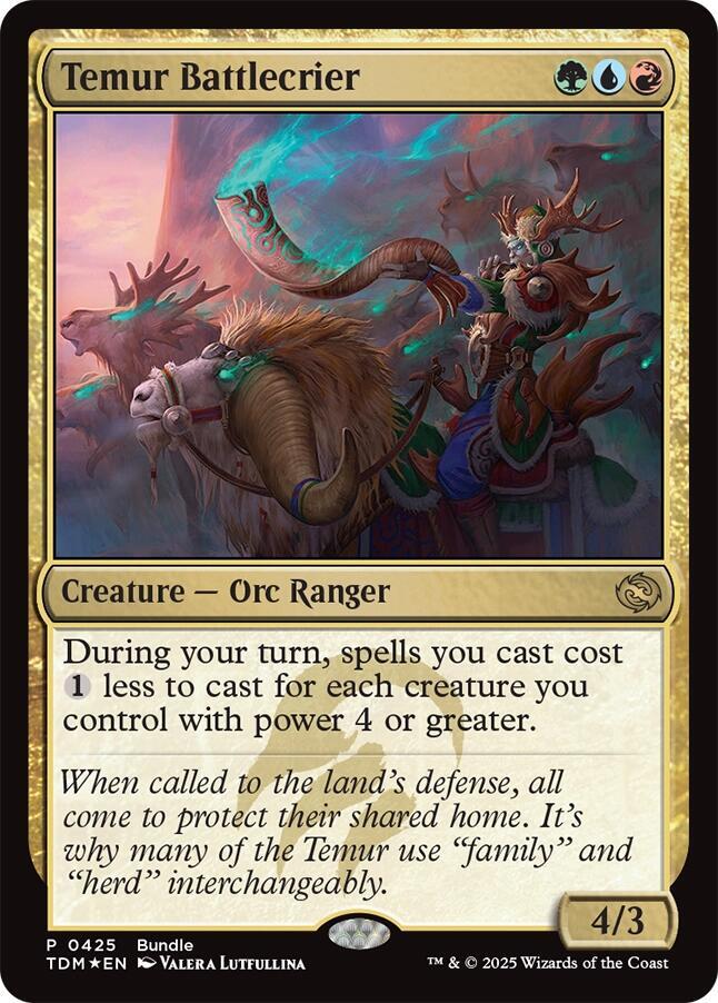 Temur Battlecrier (TDM Bundle)