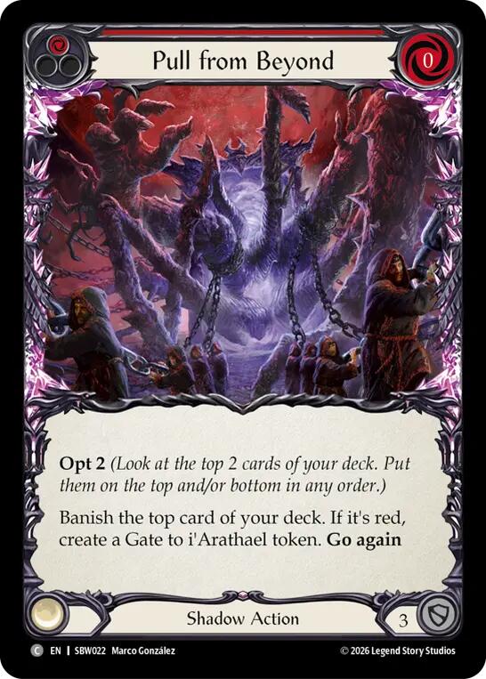 Pull From Beyond (Red) [Silver Age: Usurp the Shadow Throne]