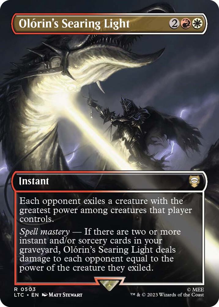 Olorin's Searing Light (Borderless)