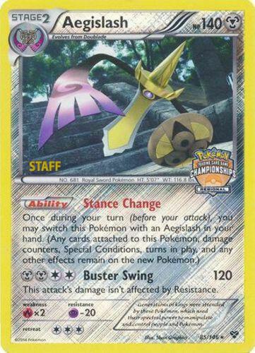 Aegislash - 85/146 (Regional Championships) [Staff]