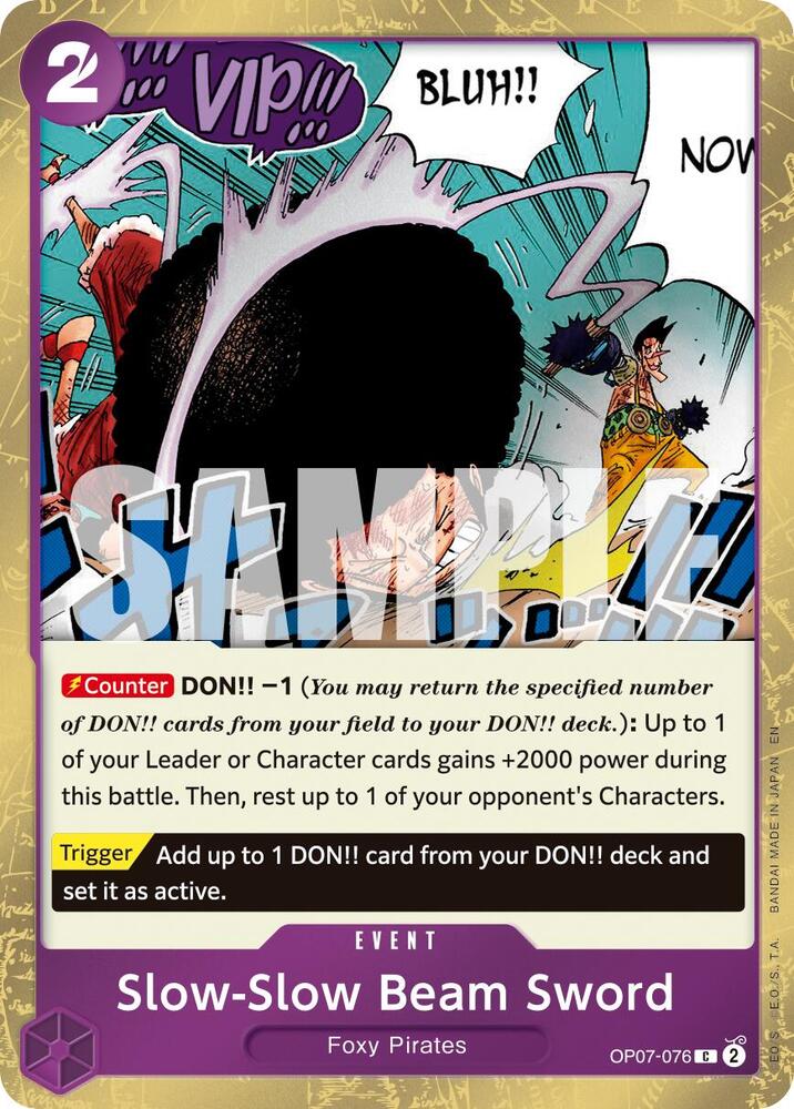 Slow-Slow Beam Sword (Pirate Foil)