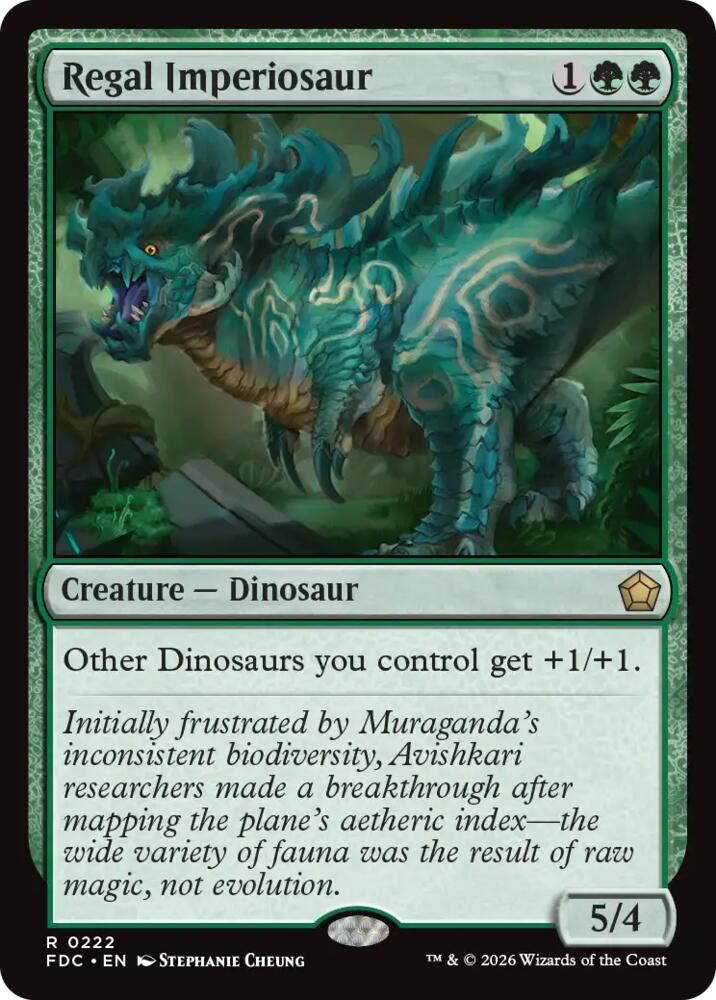 Regal Imperiosaur [Commander: Foundations]