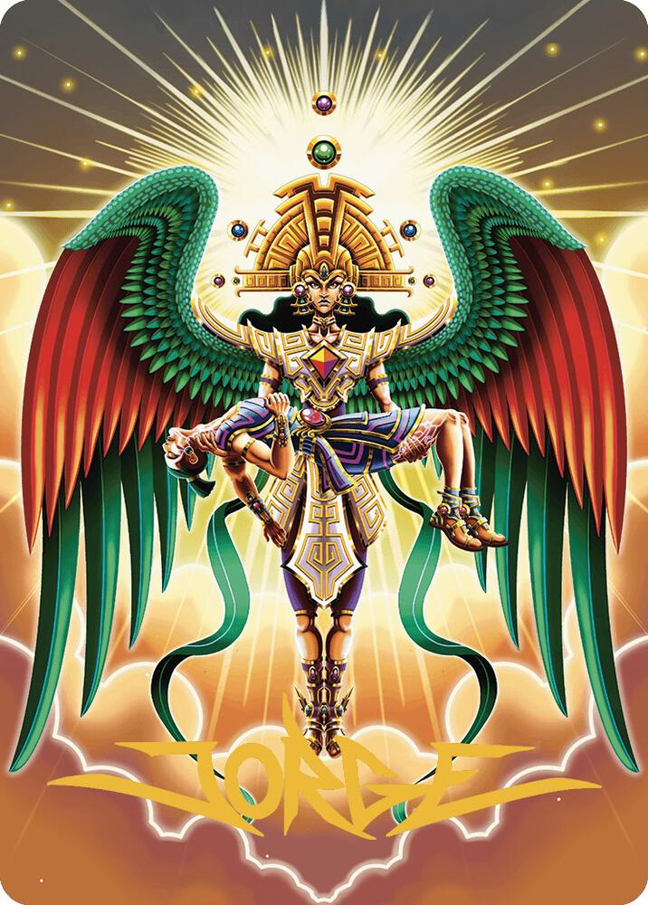 Resplendent Angel Art Card (59/81) (Gold-Stamped Signature)