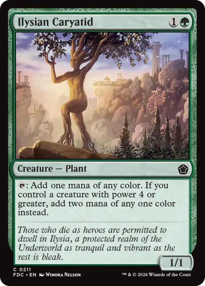 Ilysian Caryatid [Commander: Foundations]