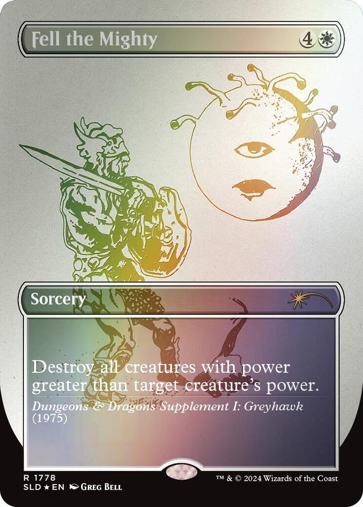Fell the Mighty (Rainbow Foil)
