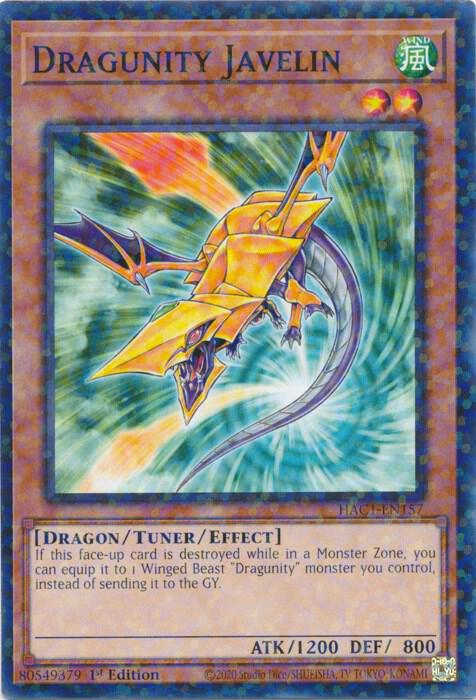 Dragunity Javelin (Duel Terminal)