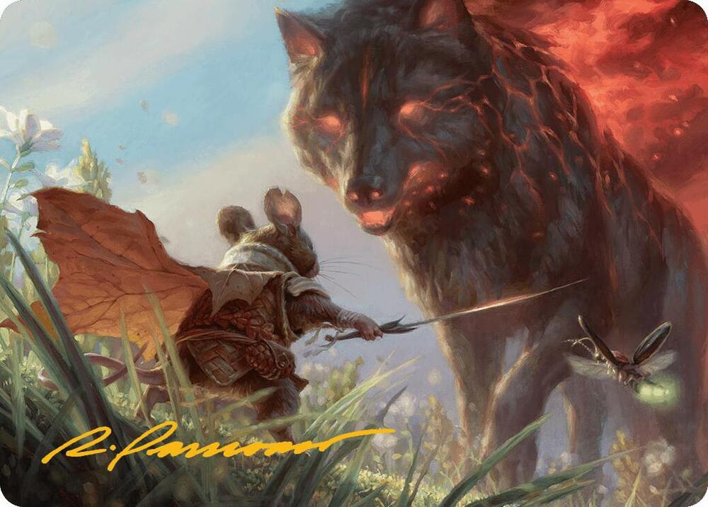 Repel Calamity Art Card (Gold-Stamped Signature)
