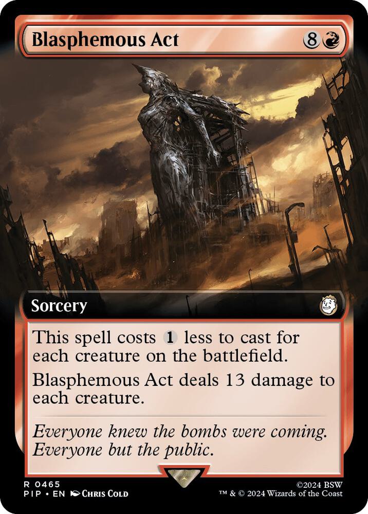 Blasphemous Act (Extended Art)