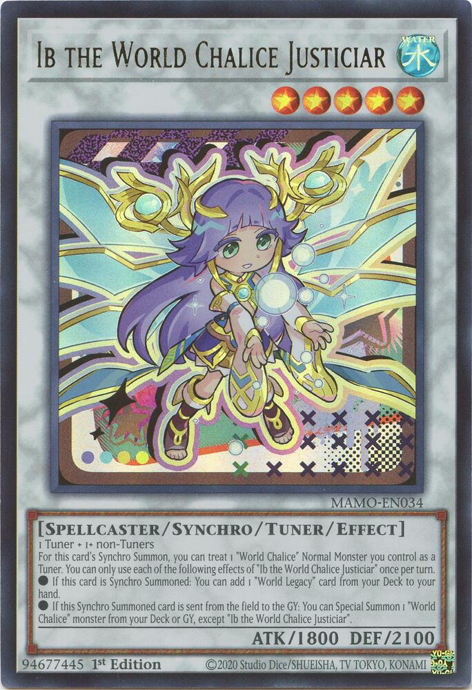 Ib the World Chalice Justiciar [Magnificent Monsters]