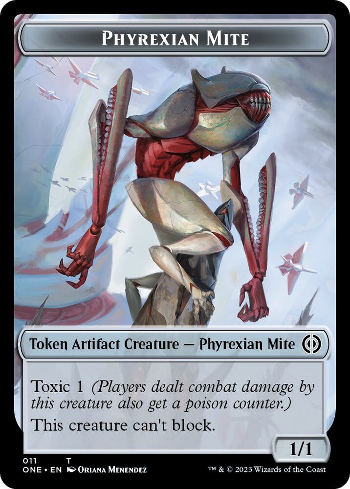 Phyrexian Mite (011) // Phyrexian Beast Double-sided Token