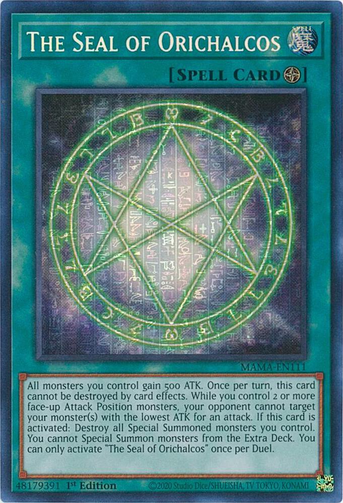 The Seal of Orichalcos (Ultra Pharaoh's Rare)