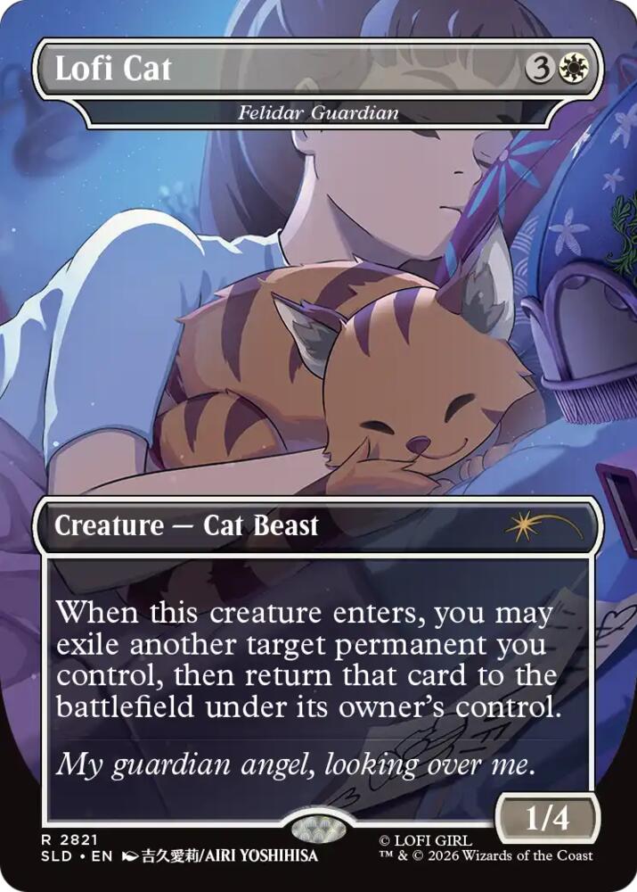 Lofi Cat - Felidar Guardian [Secret Lair Drop Series]
