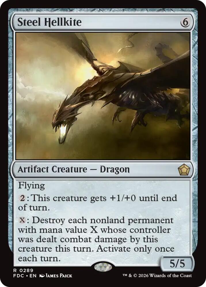 Steel Hellkite [Commander: Foundations]
