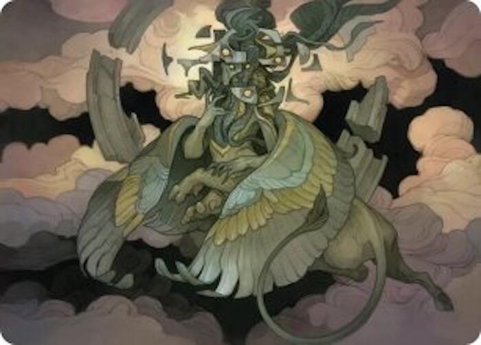 Sphinx of False Conclusions Art Card