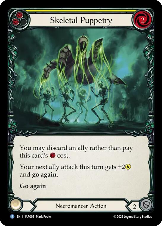 Skeletal Puppetry (Yellow) [Usurp the Shadow Throne]