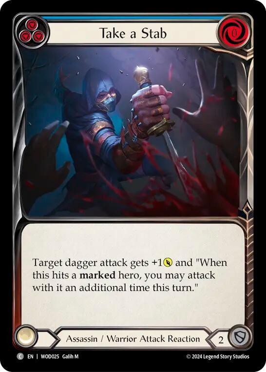 Take a Stab (Blue)