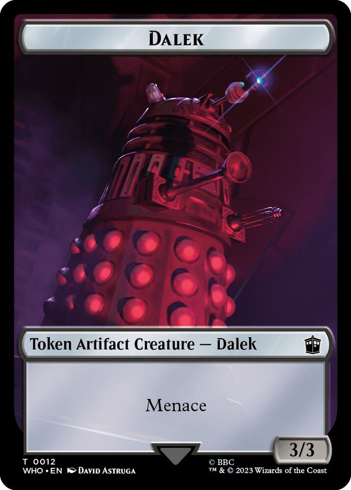 Dalek // Food (0027) Double-Sided Token