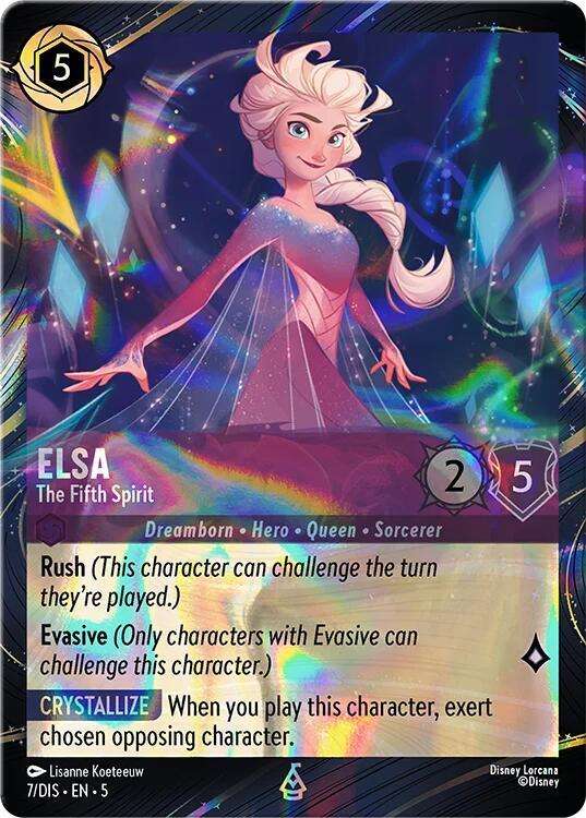 Elsa - The Fifth Spirit (Magical Places Promo) [Disney Lorcana Promo Cards]