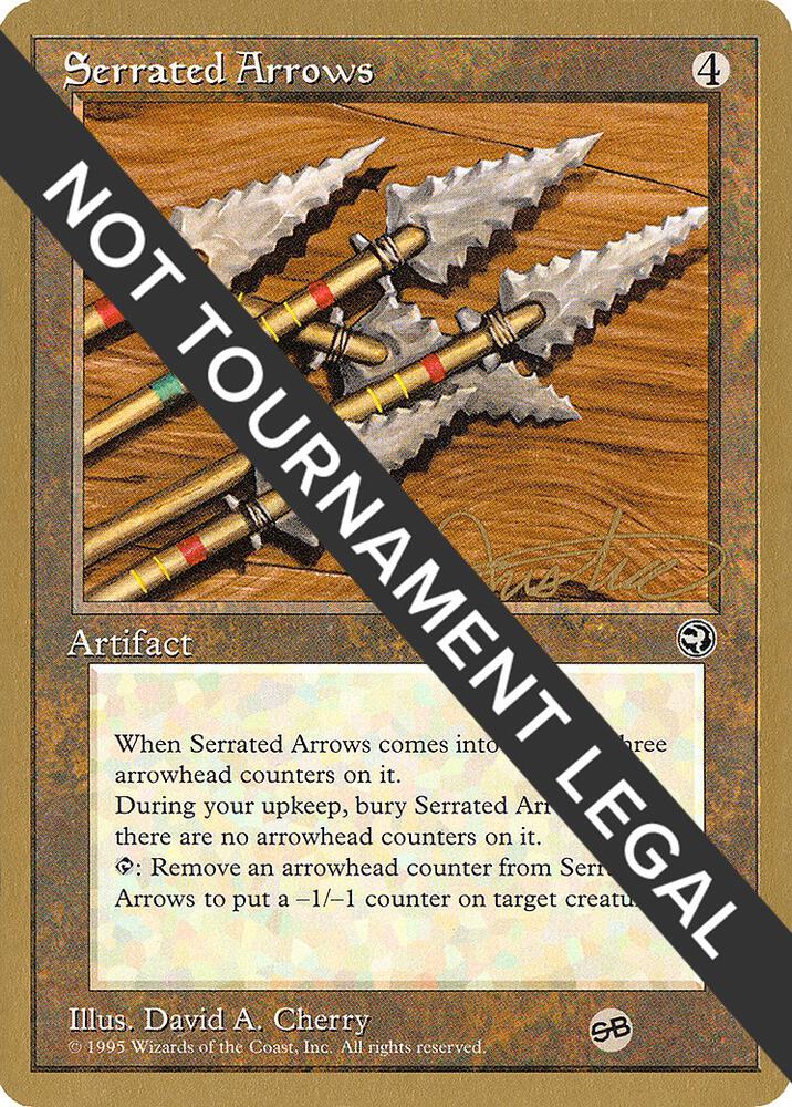 Serrated Arrows - 1996 Mark Justice (HML) (SB)