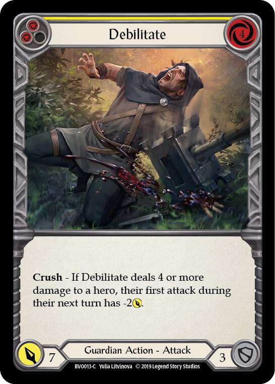 Debilitate (Yellow)