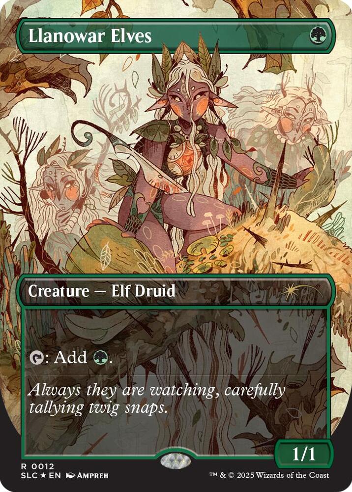 Llanowar Elves (Halo Foil)