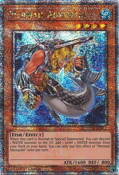 Mermail Abysspike (Quarter Century Secret Rare)