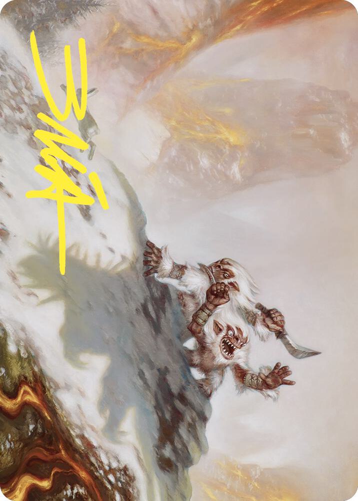 Dragon Fodder Art Card (Gold-Stamped Signature)