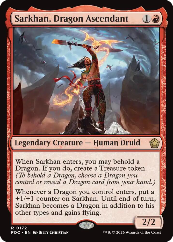 Sarkhan, Dragon Ascendant [Commander: Foundations]