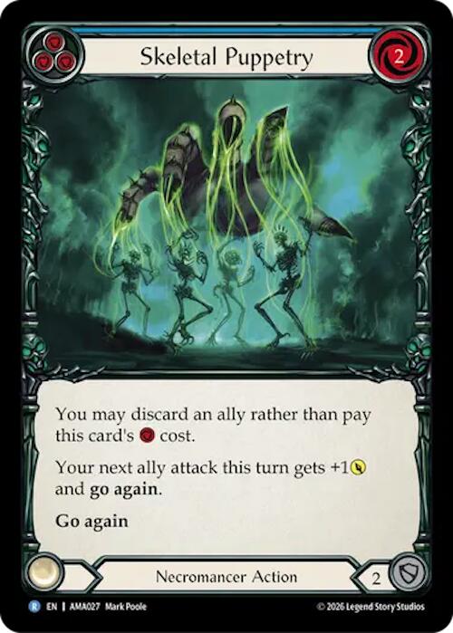 Skeletal Puppetry (Blue) [Armory Deck: Malice]