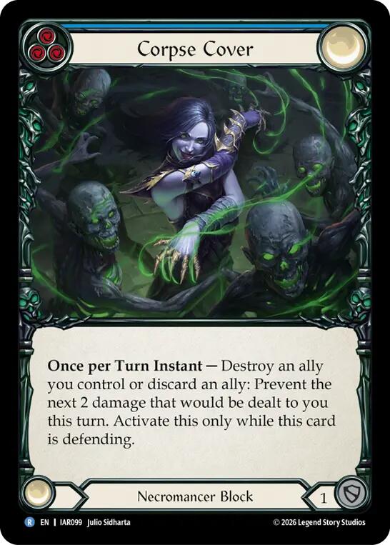 Corpse Cover (Blue) [Usurp the Shadow Throne]
