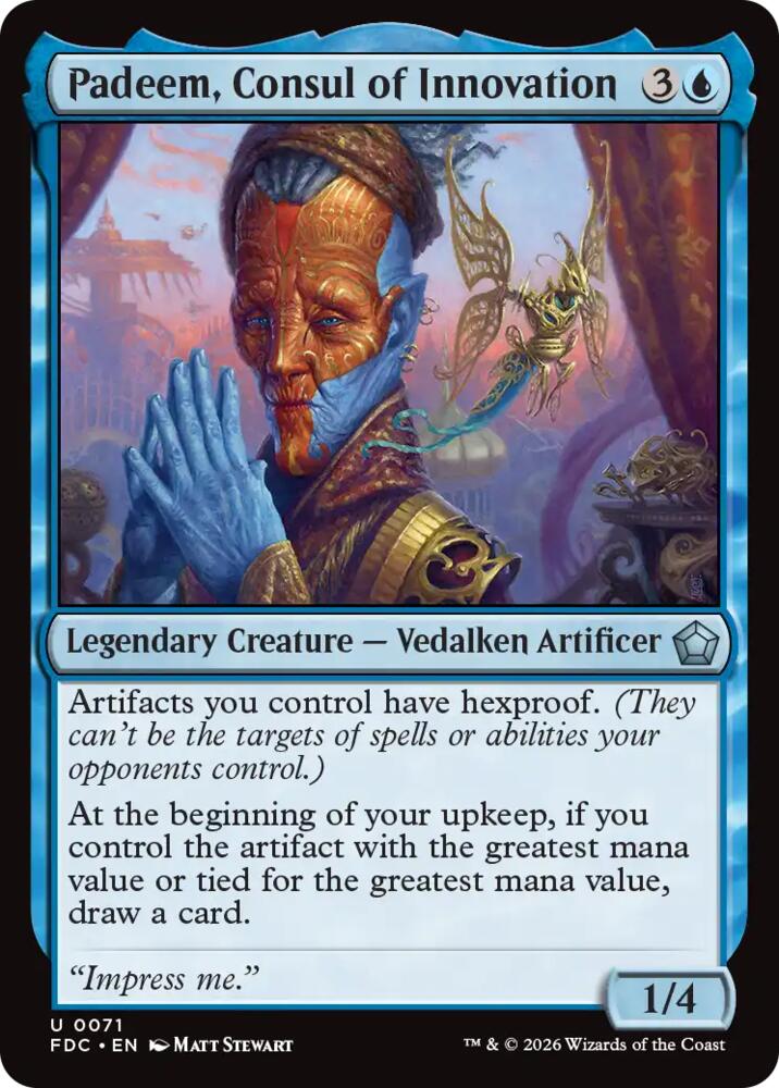 Padeem, Consul of Innovation [Commander: Foundations]