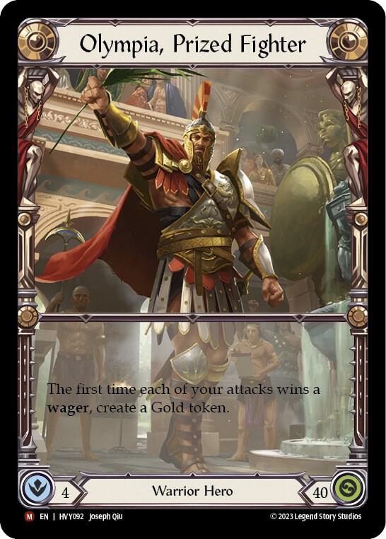 Olympia, Prized Fighter