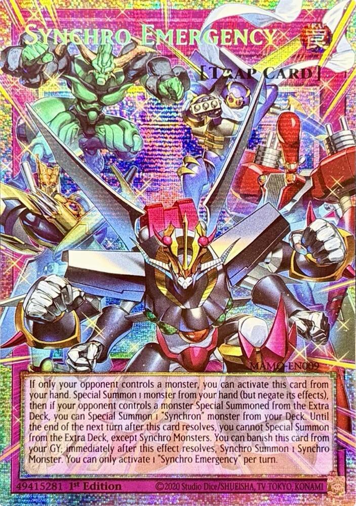 Synchro Emergency (Starlight Rare) (Extended Art) [Magnificent Monsters]
