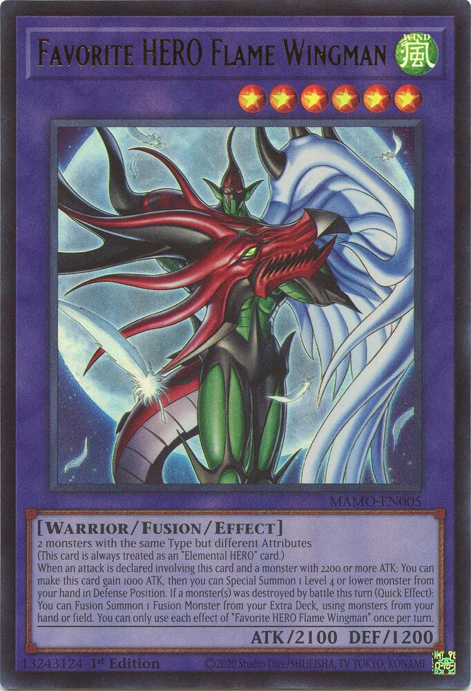 Favorite HERO Flame Wingman [Magnificent Monsters]