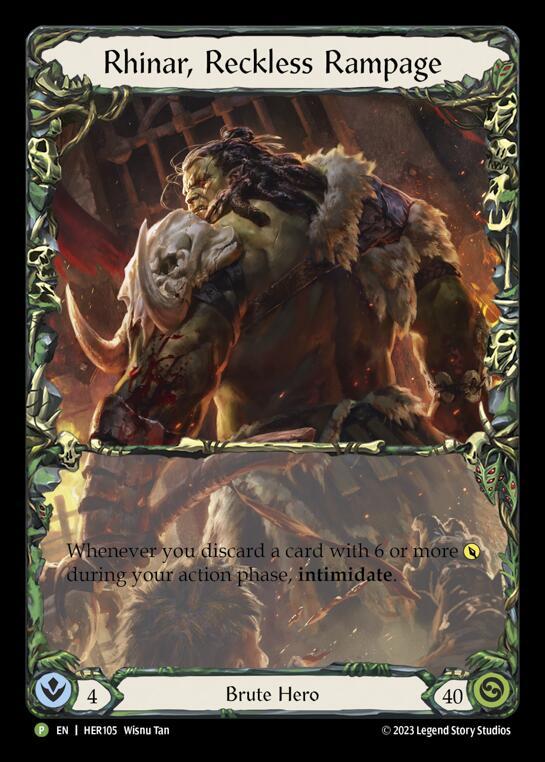 Rhinar, Reckless Rampage - HER105