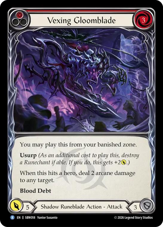 Vexing Gloomblade [Silver Age: Usurp the Shadow Throne]