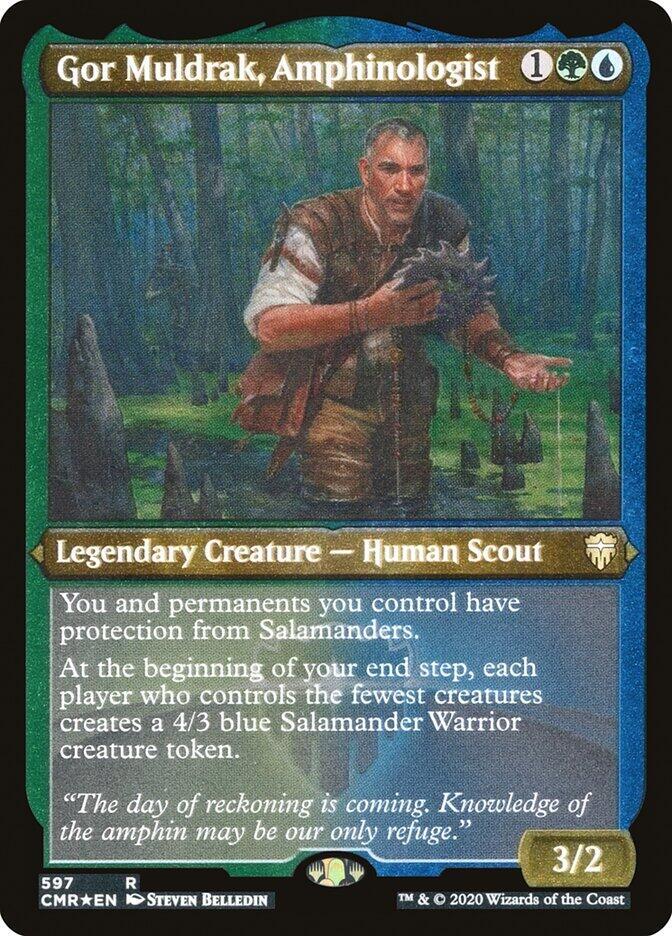 Gor Muldrak, Amphinologist (Foil Etched)