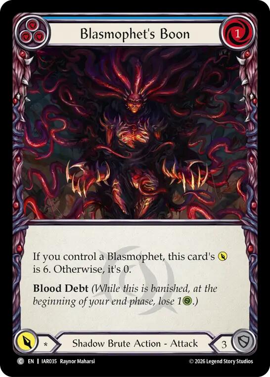 Blasmophet's Boon [Usurp the Shadow Throne]