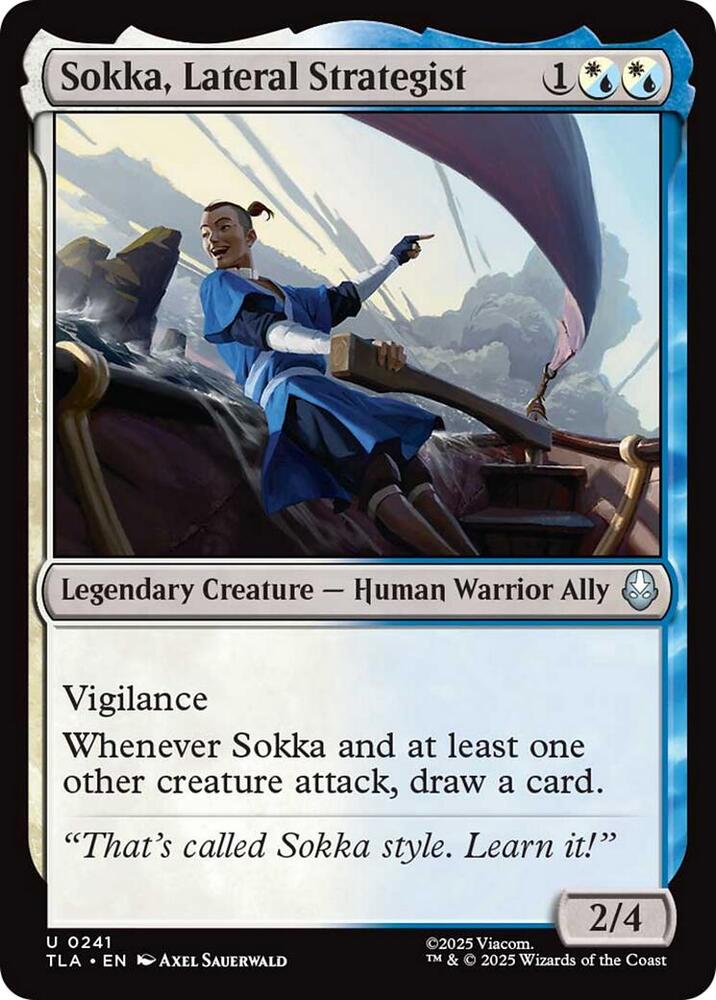Sokka, Lateral Strategist