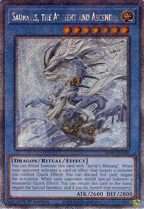 Sauravis, the Ancient and Ascended (Platinum Secret Rare)