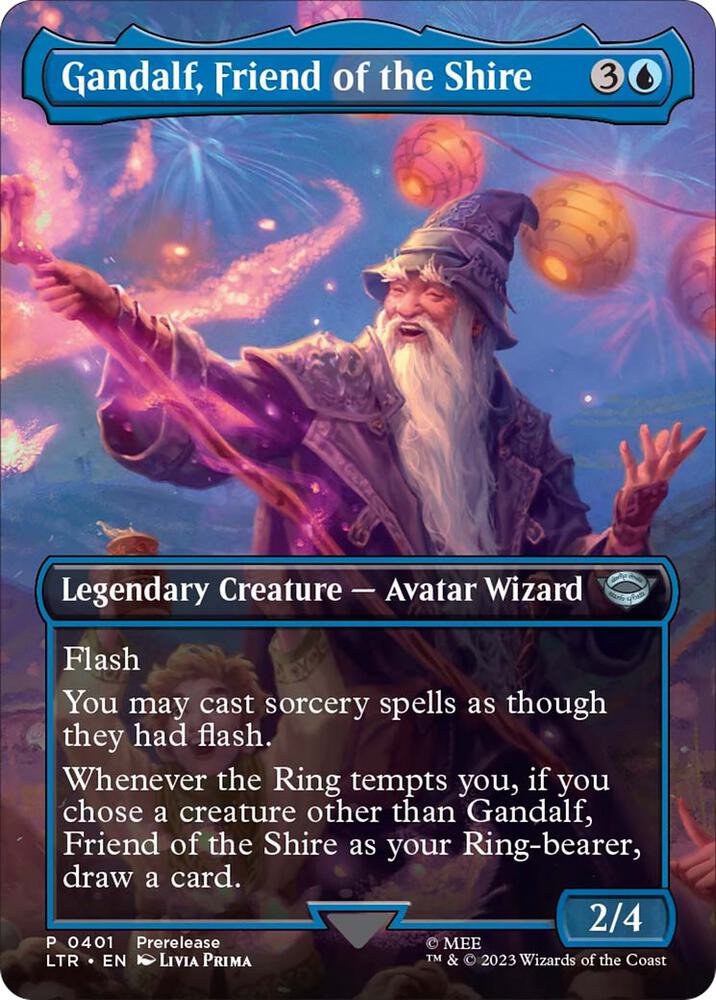 Gandalf, Friend of the Shire (Borderless)
