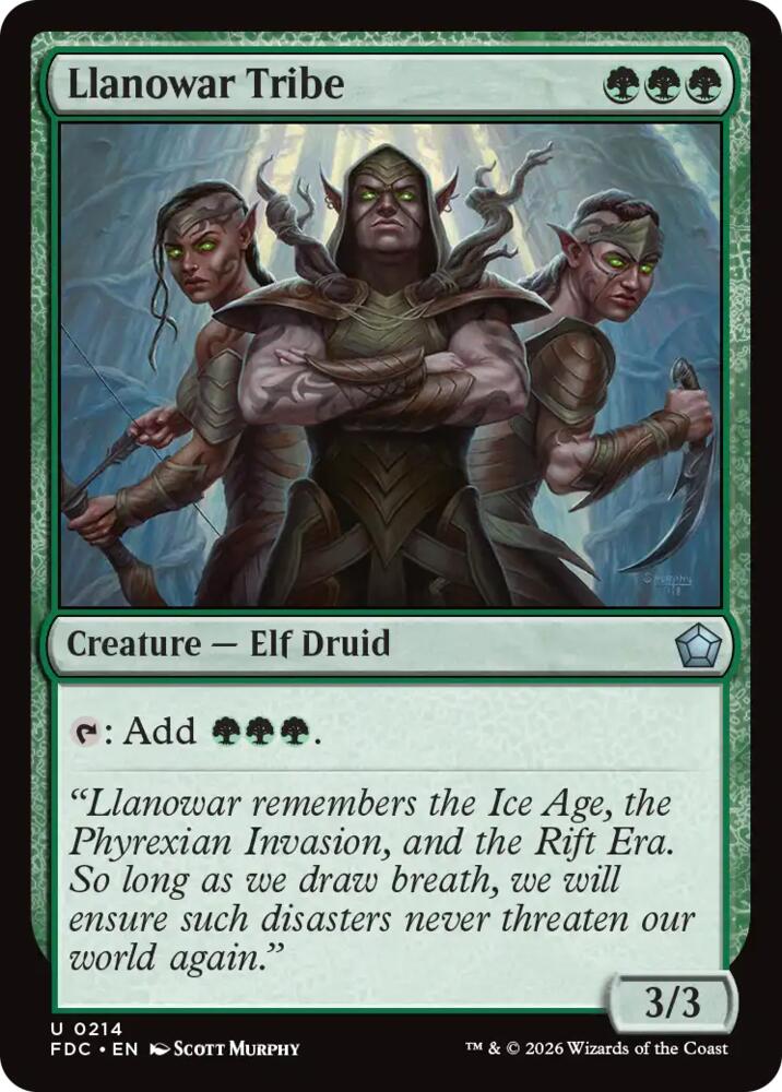 Llanowar Tribe [Commander: Foundations]