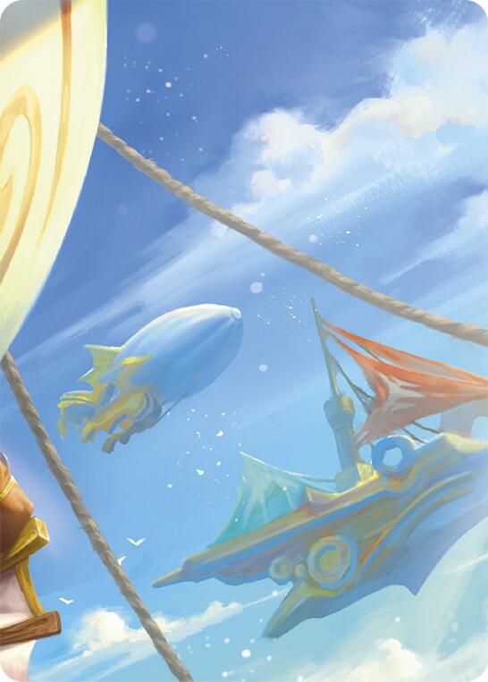 Puffin, Full Steam Ahead // Marlynn, Treasure Hunter Double Sided Art Card (Middle Right)