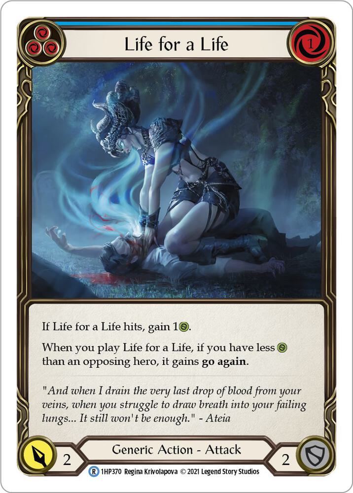 Life for a Life (Blue)